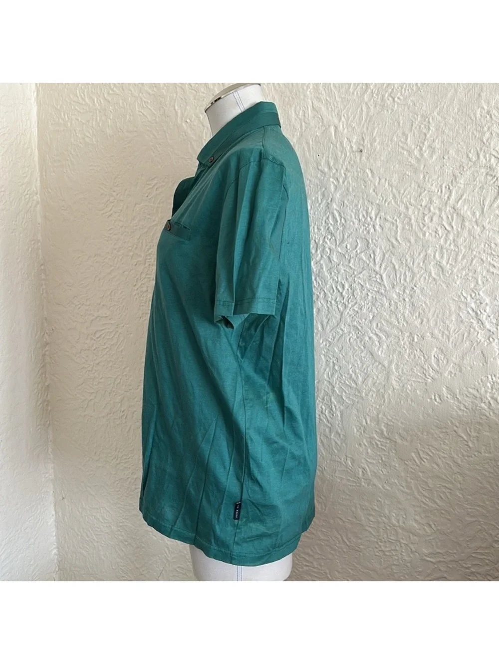 Ted Baker Green Ribbon Trim Polo Shirt 5 FLAWED